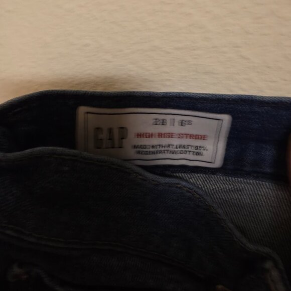 Gap high rise stride 6s 28s dark wash - Picture 4 of 4